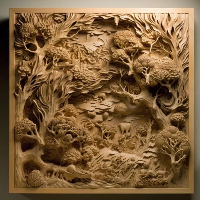 نموذج ثلاثي الأبعاد لآلة CNC 3D Art 